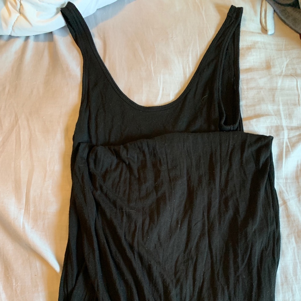 Black maxi dress